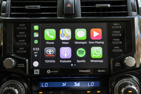 Toyota 4Runner infotainment system